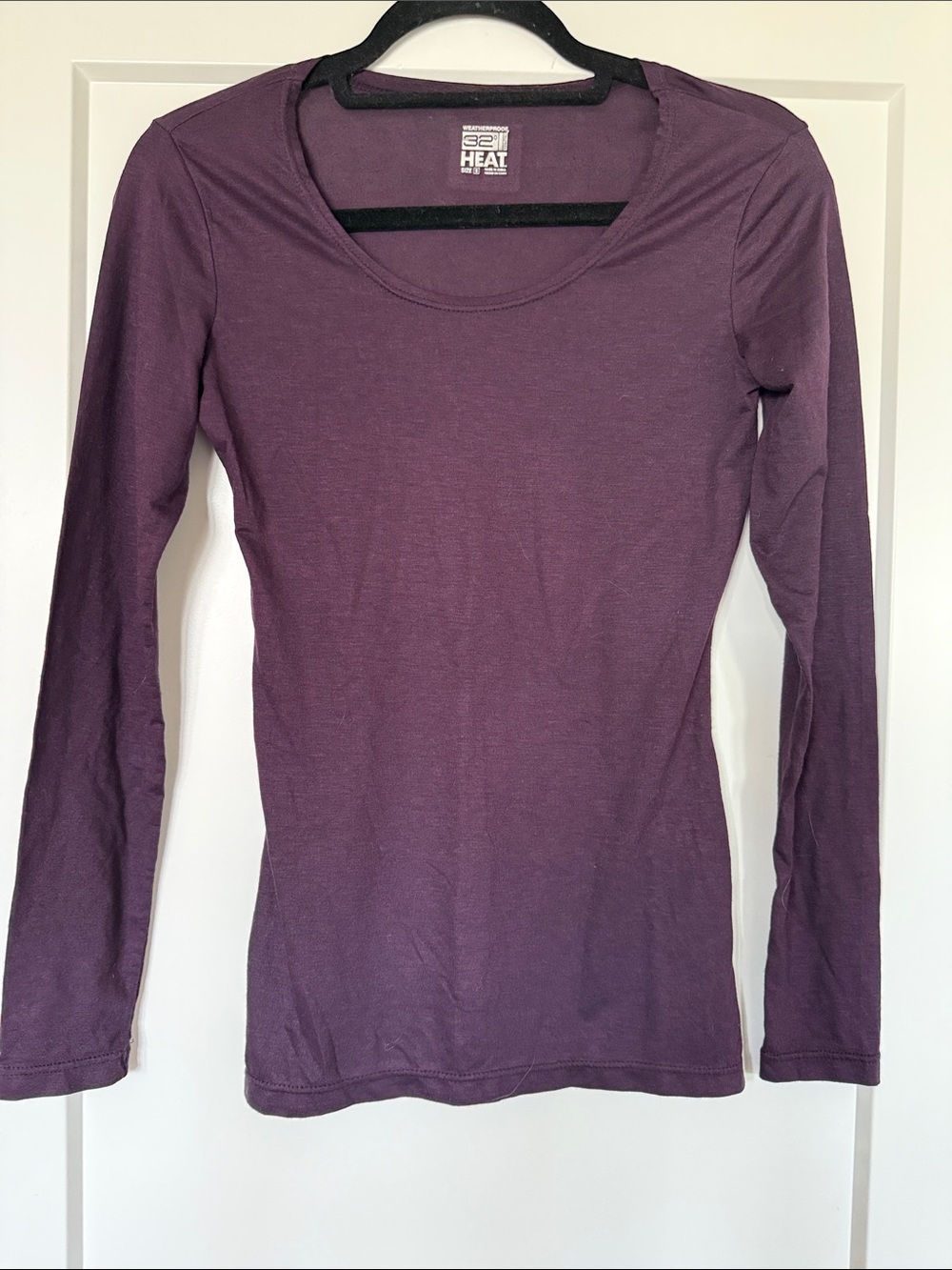 Women's Long Sleeve (Thermal Underwear) Scoop Neck Top in Plum